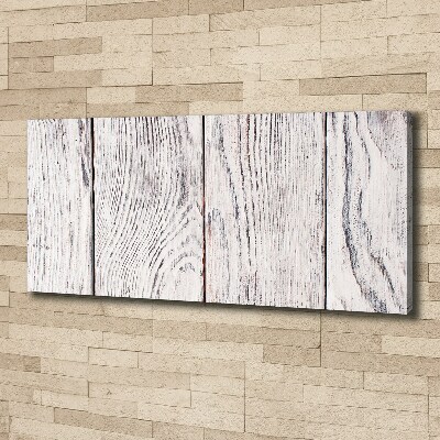 Foto op canvas Houten muur