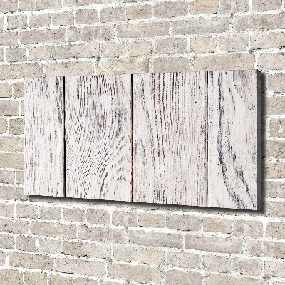 Foto op canvas Houten muur