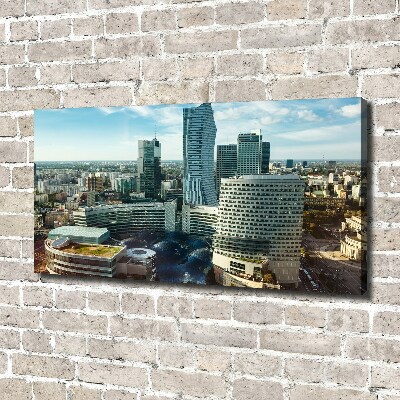 Schilderij op canvas Warschau, Polen