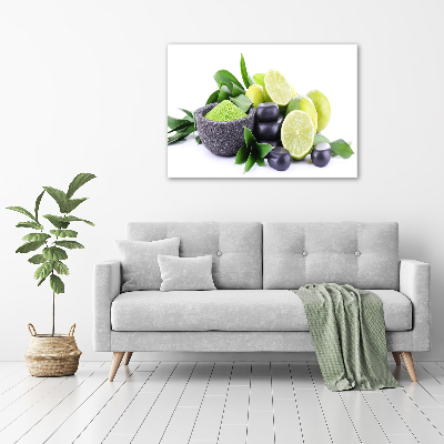 Schilderij op canvas Kalk en stenen