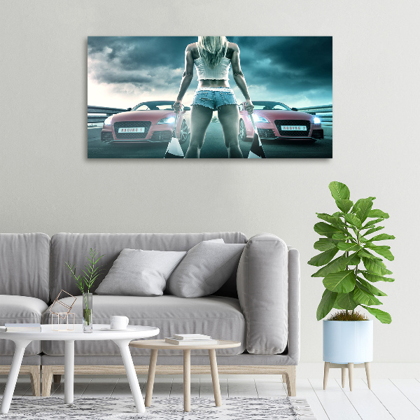 Foto op canvas De start van de race