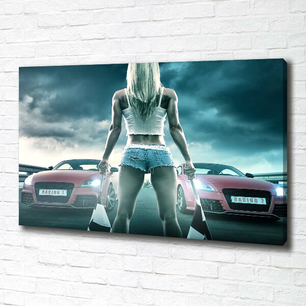 Foto op canvas De start van de race