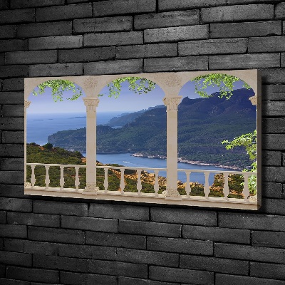 Schilderij op canvas Uitzicht op de baai