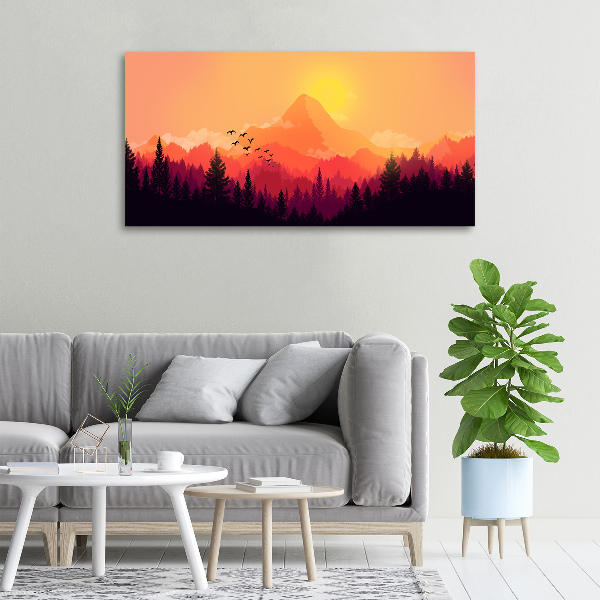 Foto op canvas Berglandschap