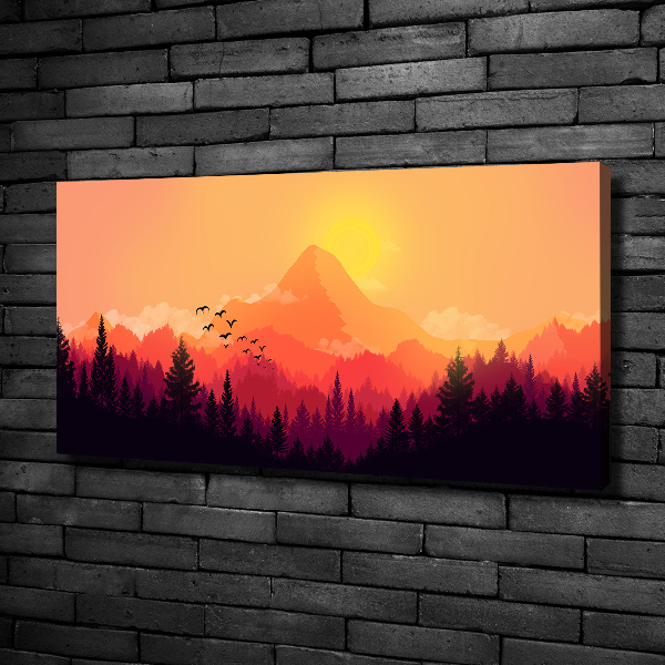 Foto op canvas Berglandschap