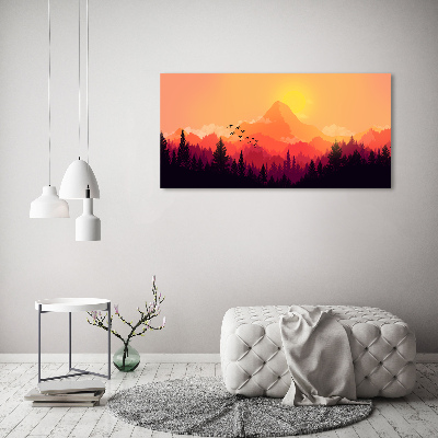 Foto op canvas Berglandschap