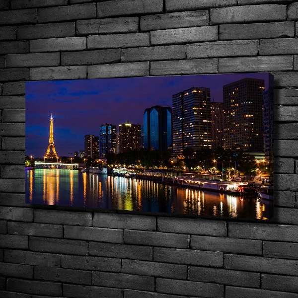 Foto canvas Parijs bij nacht
