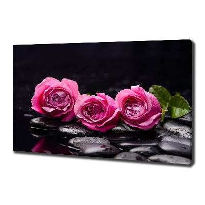 Canvas foto Roze rozen