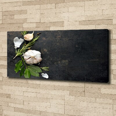 Canvas schilderij Knoflook
