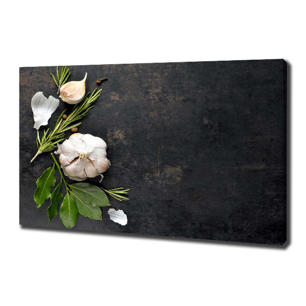 Canvas schilderij Knoflook