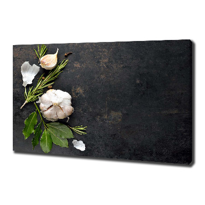 Canvas schilderij Knoflook