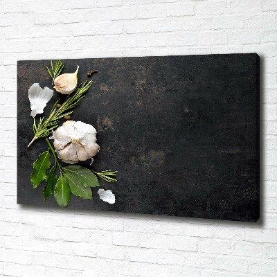 Canvas schilderij Knoflook