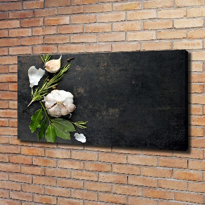 Canvas schilderij Knoflook