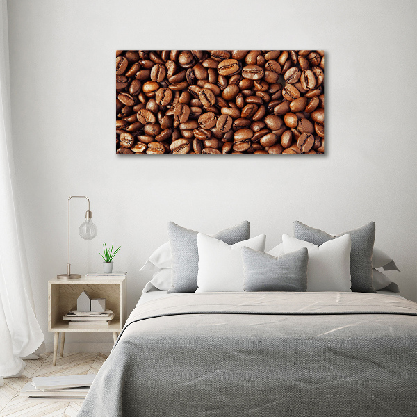 Canvas foto Koffiebonen