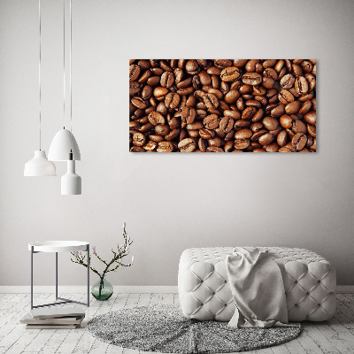 Canvas foto Koffiebonen