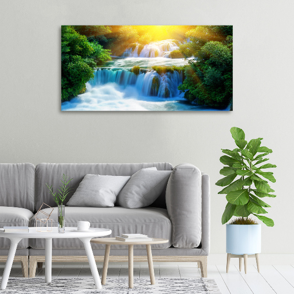 Foto op canvas Krka-waterval