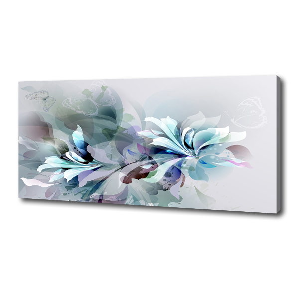 Foto op canvas Abstracte bloemen