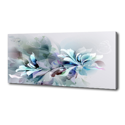 Foto op canvas Abstracte bloemen