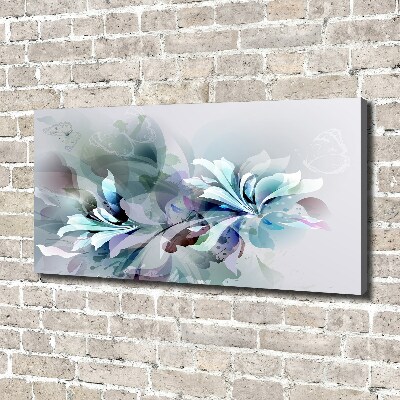 Foto op canvas Abstracte bloemen