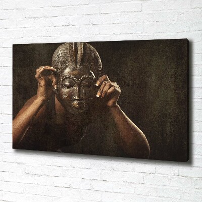 Schilderij op canvas Afrikaans masker