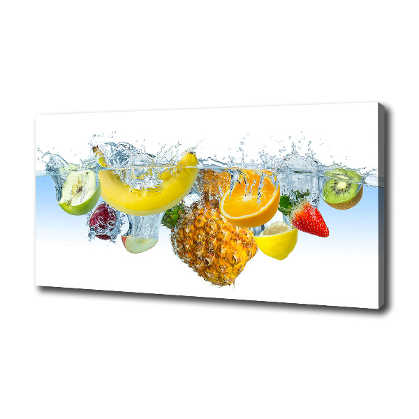 Foto canvas Fruit onder water