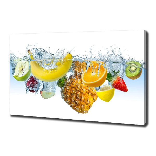 Foto canvas Fruit onder water