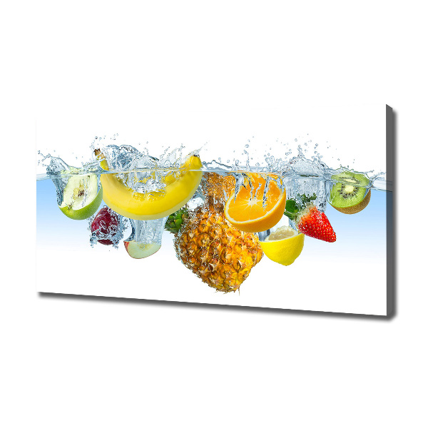 Foto canvas Fruit onder water