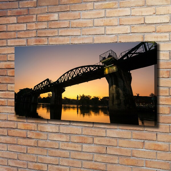 Foto canvas Brug in Thailand