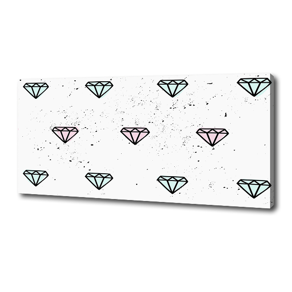 Foto canvas Diamanten