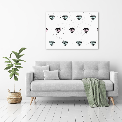 Foto canvas Diamanten