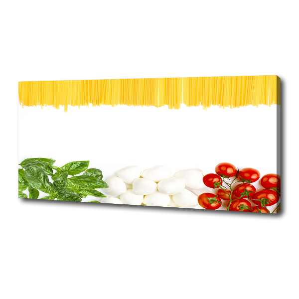 Canvas foto Italiaanse vlag