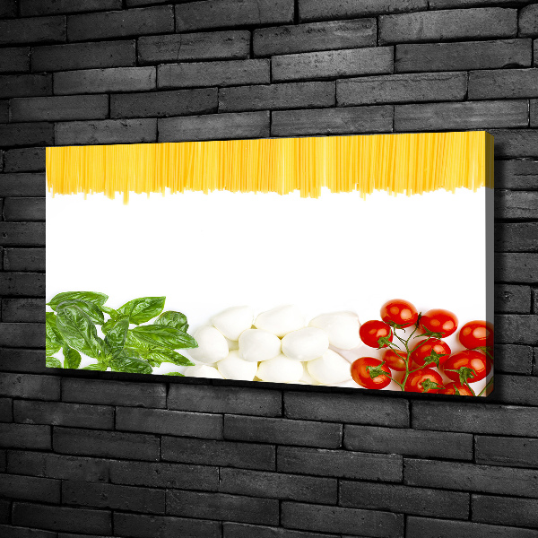 Canvas foto Italiaanse vlag