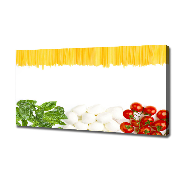 Canvas foto Italiaanse vlag