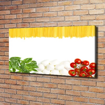 Canvas foto Italiaanse vlag