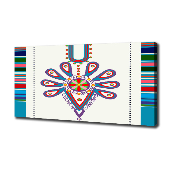 Foto canvas Pools volkspatroon