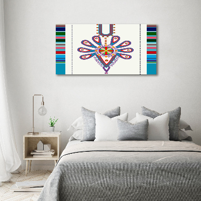 Foto canvas Pools volkspatroon