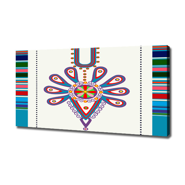 Foto canvas Pools volkspatroon