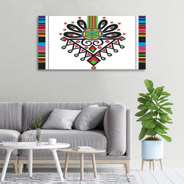 Schilderij op canvas Pools volkspatroon