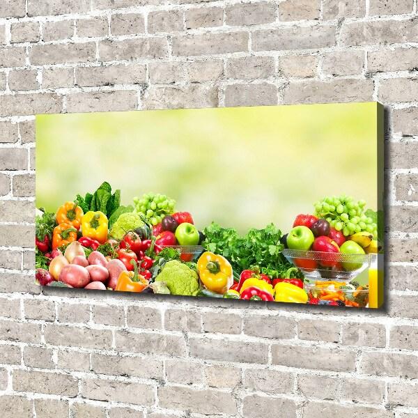 Schilderij op canvas Fruit en groenten