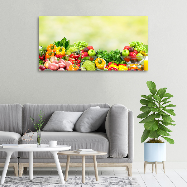 Schilderij op canvas Fruit en groenten