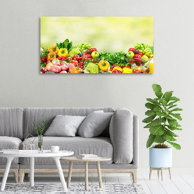 Schilderij op canvas Fruit en groenten