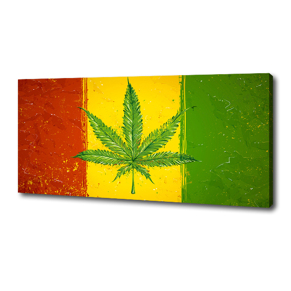 Canvas foto Rasta-vlag