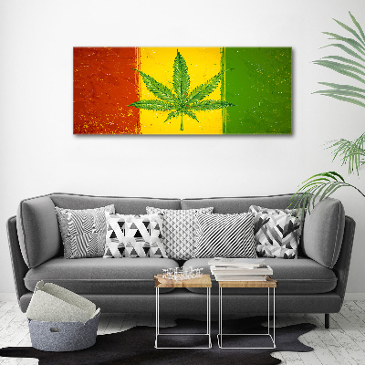Canvas foto Rasta-vlag