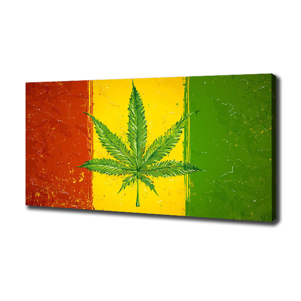Canvas foto Rasta-vlag