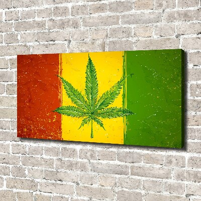 Canvas foto Rasta-vlag