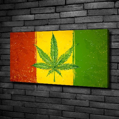 Canvas foto Rasta-vlag