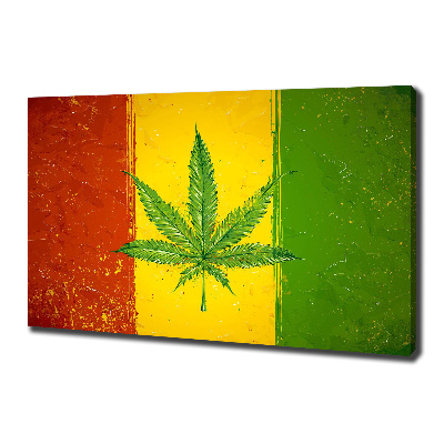 Canvas foto Rasta-vlag