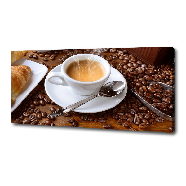 Foto op canvas Aromatische koffie