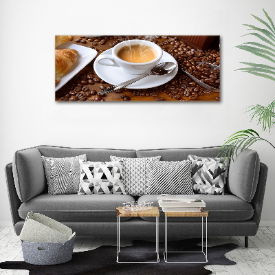 Foto op canvas Aromatische koffie