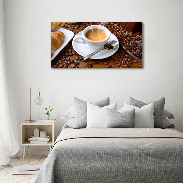 Foto op canvas Aromatische koffie